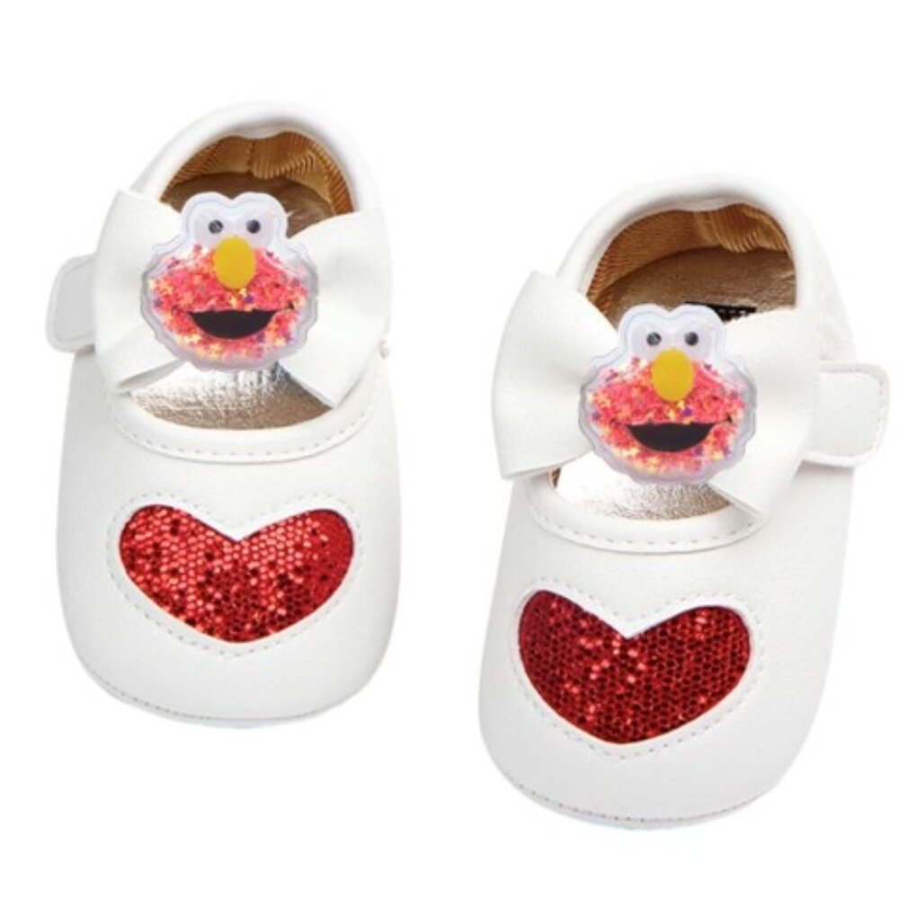 Elmo Girl Shoes Outfit Crib Shoes Elmo Birthday Sesame Street Shoes